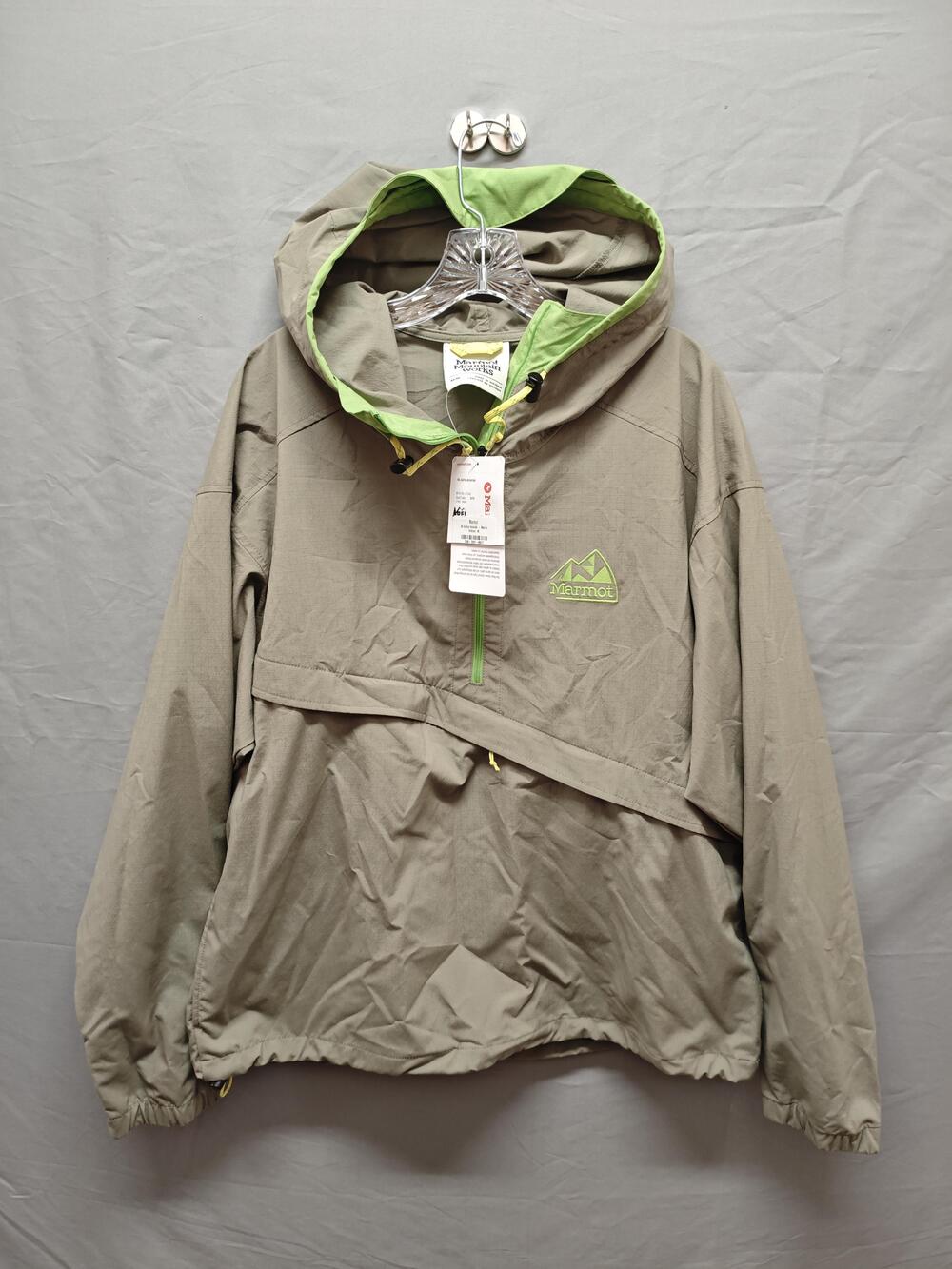 Marmot Mountain Works Jacket Mens Medium Green 96 Active Anorak M14193-21543